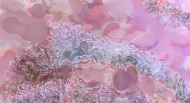 2D çizim. Sanatsal arkaplan resmi. Tablo üzerinde soyut resim. Çağdaş sanat. El yapımı resim. Renkli doku. Modern sanat eserleri. Yüzeyde suluboya fırça darbeleriyle boyama.