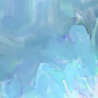 Çağdaş sanat. El işçiliğinin renkli dokusu. Modern resim. Yüzeyde suluboya vuruşlar. Sanatsal arkaplan resmi. Tablo üzerinde soyut resim. Fırça darbeleri. 