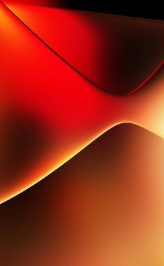 Soyut arkaplan. Değişken renk değişim dalgaları, dinamik hareketlerle. Işık dalgalarının neon renkli soyut tasarımı. Duvar kağıdı, afiş, arkaplan, kart, kitap illüstrasyonu, web sitesi.