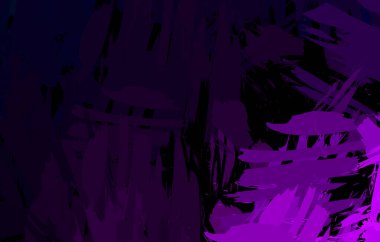 Vahşi fırça darbeleriyle yaratıcı soyut resim. Artistik fırça darbeleriyle donatılmış. Renkli ve canlı bir tasvir. Boyalı sanat.