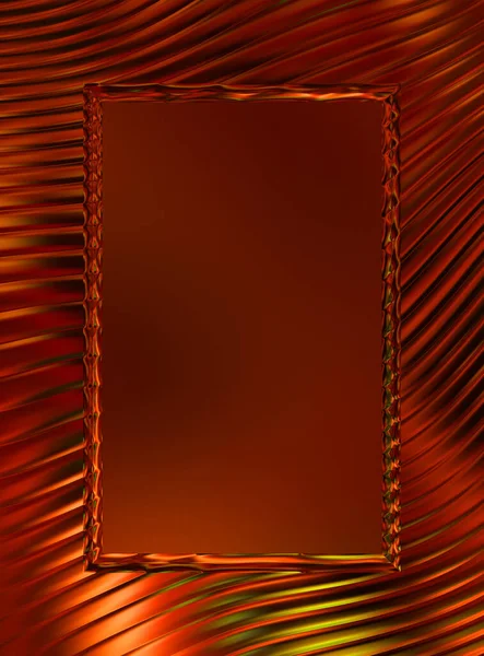 Soyut çerçeveli arkaplan. Renkli, canlı, dalgalı bir duvar kağıdı. Merkezi çerçeveli yaratıcı grafik 2d çizim. Dinamik şekilli modaya uygun sıvı örtüsü.