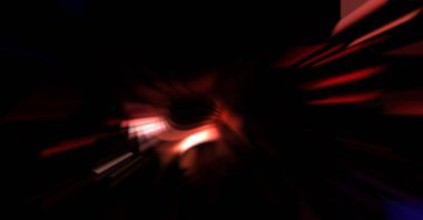 Işık parçacık izleri. Parlayan parçacıkları ve çizgileri olan ışık patlaması yıldızı. Güzel hareketli soyut ışın arkaplanı.