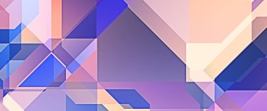 Üçgen arka planda üst üste dizayn ediliyor. Soyut geometrik duvar kağıdı. Geometrik renkli üçgen şekiller.