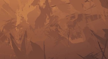 Fırça darbesi ile boyanmış. Sanatsal canlılık ve renkli duvar kâğıdı. Kaotik resim. Taranmış Boyalı Soyut Arkaplan. 