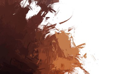 Duvar sanatı Eşsiz ve yaratıcı illüstrasyon. Fırça darbesi ile boyanmış. Renkli fırça darbelerinin soyut arkaplanı. Fırçalanmış canlı duvar kâğıdı. Boyalı sanatsal yaratım.