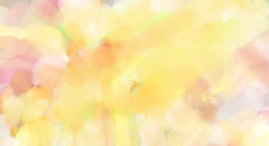 Yumuşak suluboya duvar kağıdı. Hafifçe fırçalanmış renkleri olan sanatsal bir resim. Pastel renkler arkaplana dokunmuş. Soyut duvar sanatı..