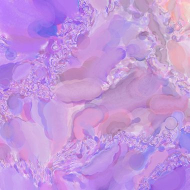 El yapımı sürreal soyut desenli suluboya. Modern sanatsal resim. 2D çizim. Arkaplan boyası karışımı. Yaratıcı duvar sanatı. Çağdaş sanat.