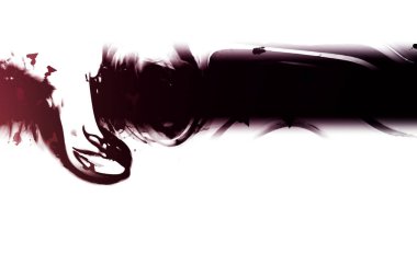 resmedilmiş sanat eseri. fırçalanmış canlı duvar kağıdı. Eşsiz ve yaratıcı illüstrasyon. Renkli fırça darbelerinin soyut arkaplanı. 