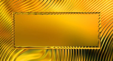 Soyut çerçeveli arkaplan. Renkli, canlı, dalgalı bir duvar kağıdı. Merkezi çerçeveli yaratıcı grafik 2d çizim. Dinamik şekilli modaya uygun sıvı örtüsü.