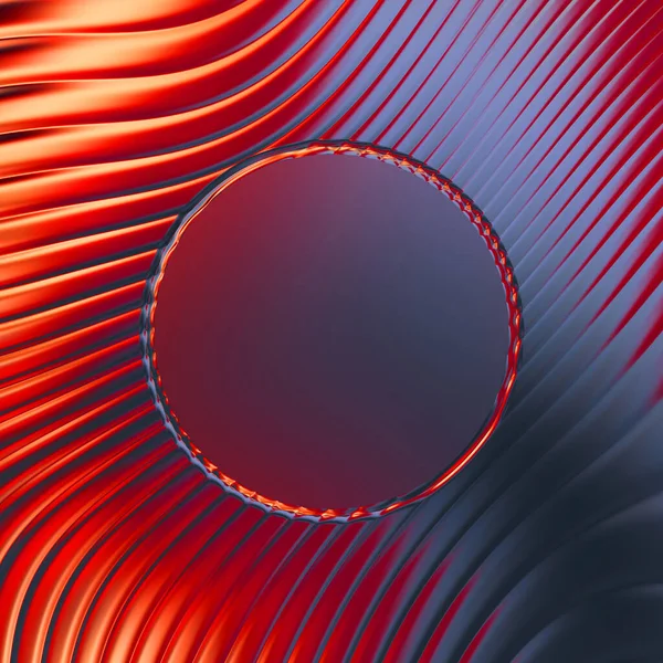 Soyut çerçeveli arkaplan. Renkli, canlı, dalgalı bir duvar kağıdı. Merkezi çerçeveli yaratıcı grafik 2d çizim. Dinamik şekilli modaya uygun sıvı örtüsü.