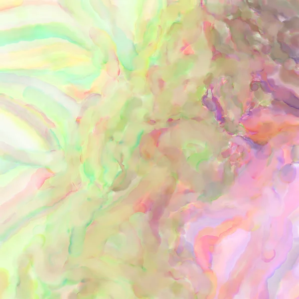 El yapımı sürreal soyut desenli suluboya. Modern sanatsal resim. 2D çizim. Arkaplan boyası karışımı. Yaratıcı duvar sanatı. Çağdaş sanat.