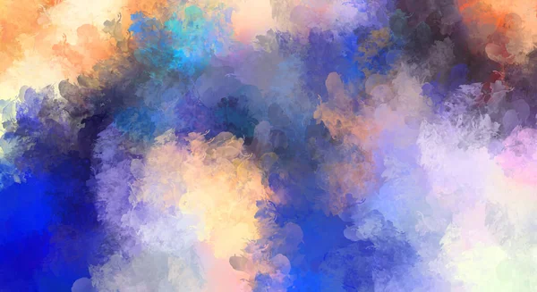 Creative Abstract Painting Background Artistic Brush Strokes Colorful Vibrant Illustration — Stock Photo, Image