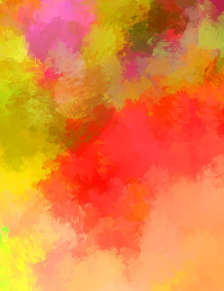 Creative Abstract Painting Background Artistic Brush Strokes Colorful Vibrant Illustration — Stock Photo, Image