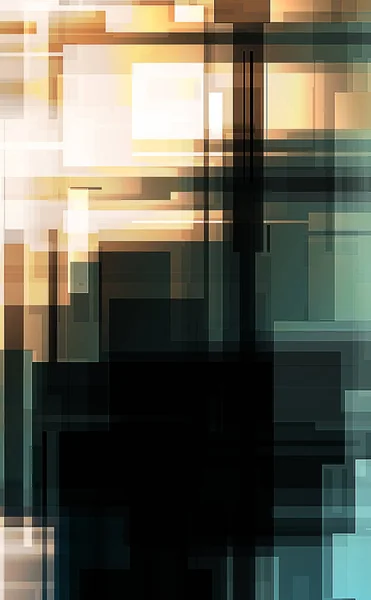 未来主义抽象几何墙纸 几何多彩的形状 矩形背景 技术布局的数字图像 — 图库照片