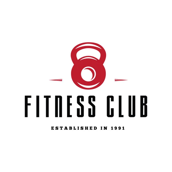 Fitness emblemen, borden, etiketten, insignes, logo's en ontworpen elementen. — Stockvector