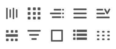 Web sitesi navigasyon düğmesi. Hamburger menü çizgisi simgesi, Hamburger arayüzü menüsü, minimal ui açılır burger. Şablon gezinme indirme düğmesi web sembolü. Arayüz tasarım elemanı. Vektör illüstrasyonu