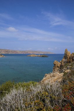 Vai plajı - Yunanistan 'ın Girit kentinde popüler turizm beldesi