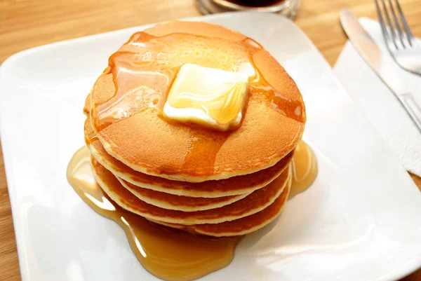 Dulce Tortita Mantequilla Desayuno — Foto de Stock