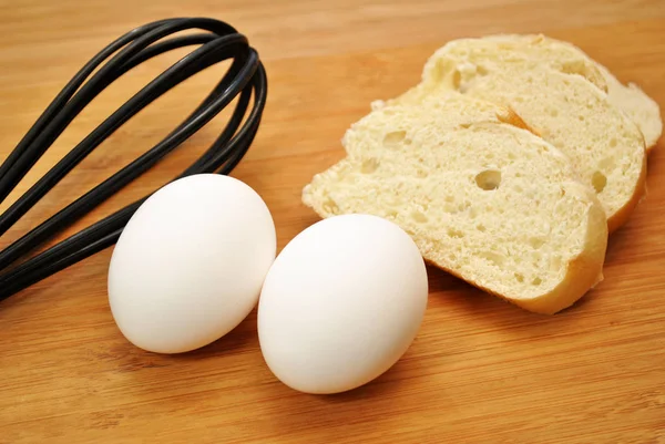 Preparing Egg Breakfast — Stock Photo, Image