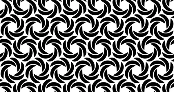 Naadloze Abstracte Vormen Patroon Moderne Achtergrond Naadloos Zwart Abstract Patroon — Stockfoto