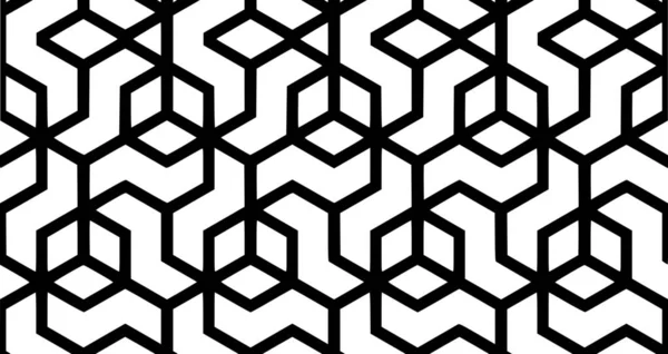 Seamless Pattern Modern Stylish Abstract Texture Background Seamless Lattice Black — Stock Photo, Image