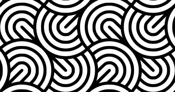 Seamless Pattern Modern Stylish Abstract Background Seamless Lattice Grid Black — Stock Photo, Image
