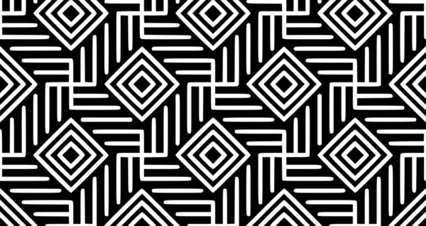 Seamless Pattern Modern Stylish Abstract Background Seamless Lattice Black Abstract — Stock Photo, Image