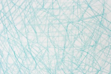 Mavi Tebeşir Beyaz Kağıt arka plan dokusu üzerinde doodles