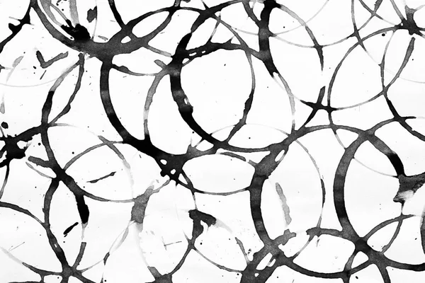 Distressed Monochrome Black Pattern White Paper Background Texture — Stock Photo, Image