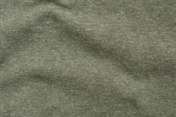 Yeşil Renk Tekstil Arka Plan Doku Buruşmuş — Stok fotoğraf