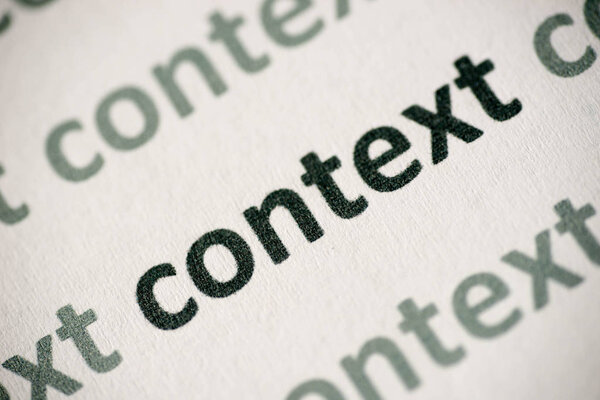 Contexto Palabra Impreso Papel Blanco Macro — Foto de Stock