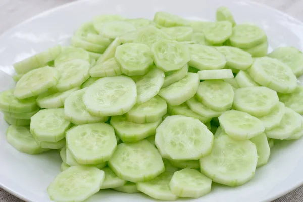 English cucumber stock image. Image of salad, edible, slices - 5418615
