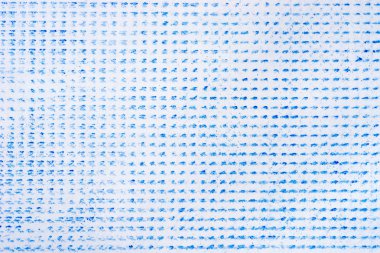 Beyaz Kağıt arka plan doku üzerinde mavi renk mum boya desen