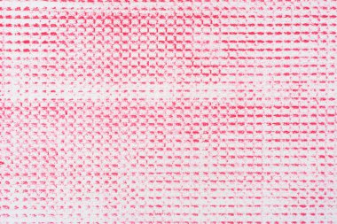 Kırmızı renk mum boya desen Beyaz Kağıt arka plan doku