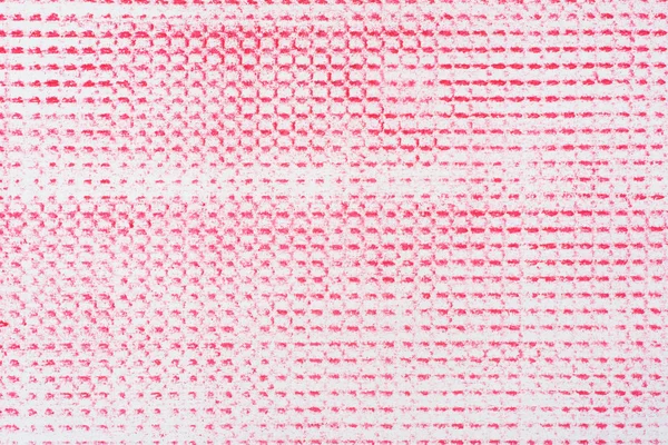 Kırmızı renk mum boya desen Beyaz Kağıt arka plan doku