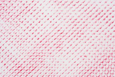 Kırmızı renk mum boya desen Beyaz Kağıt arka plan doku