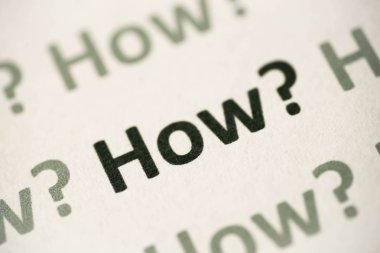 kelime ne kadar baskılı beyaz kağıt makro üzerinde