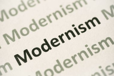 Word modernizm beyaz kağıt makro baskılı