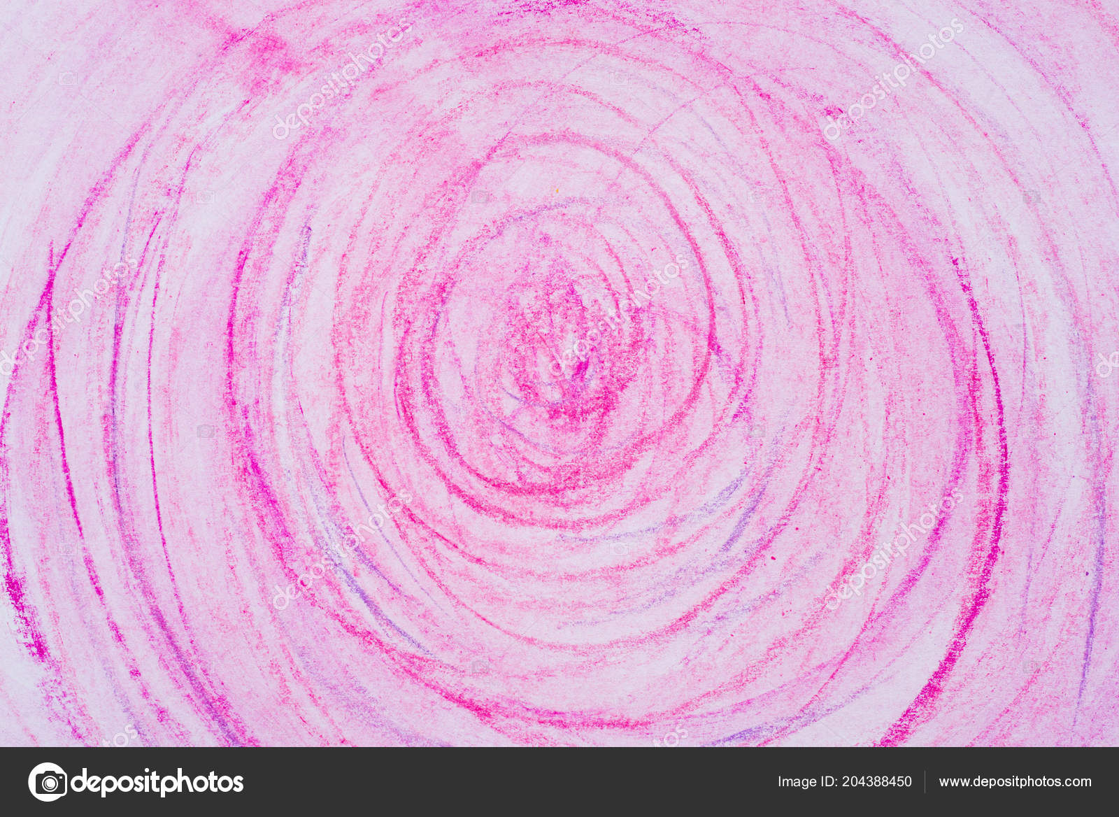 Cercles Crayon Couleur Rose Sur Papier Dessin Renseignements