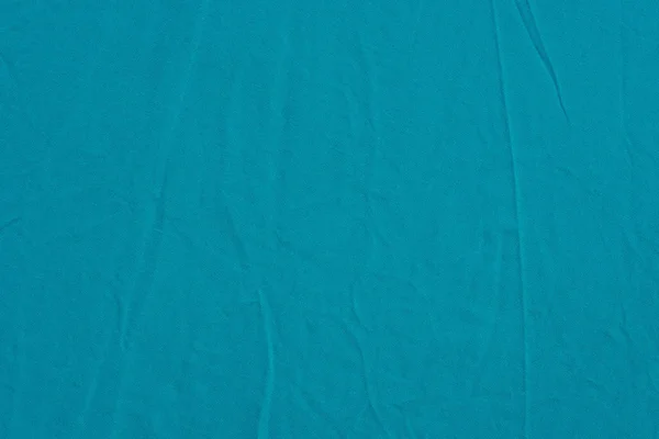 turquoise color  creased fabric background texture