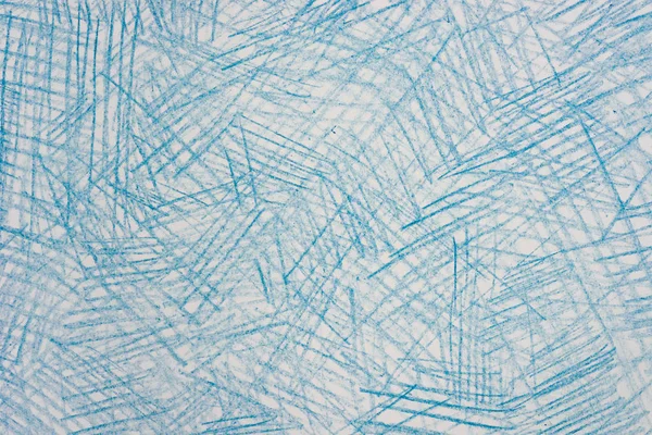 Kolor Niebieski Pastel Rysunki Tekstura Papieru — Zdjęcie stockowe