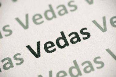 Word Vedalar beyaz kağıt makro baskılı