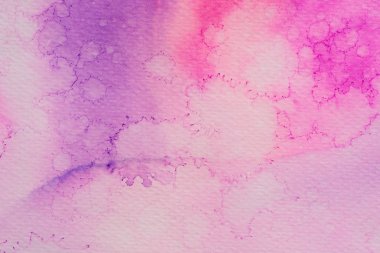 Kağıt arka plan dokusu üzerinde çok renkli suluboya mürekkep boyalı