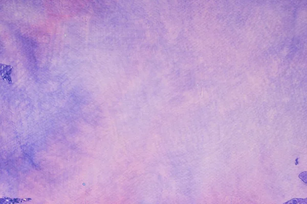 Violette Farbe Aquarelltinte Auf Papier Hintergrund Textur Gemalt — Stockfoto