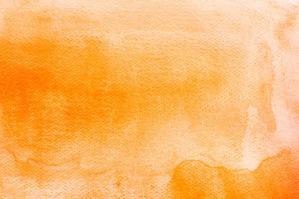 Acuarela Color Naranja Sobre Papel Pintado Textura Fondo — Foto de Stock