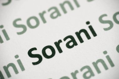 Word Zazaki dil beyaz kağıt makro baskılı