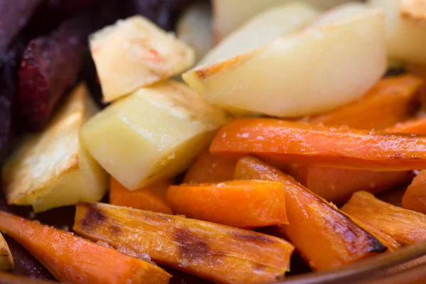 Baked Root Vegetables Plate — Stock Photo, Image