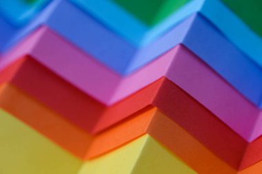 çok renkli yaprak kağıt arka plan doku katlanmış