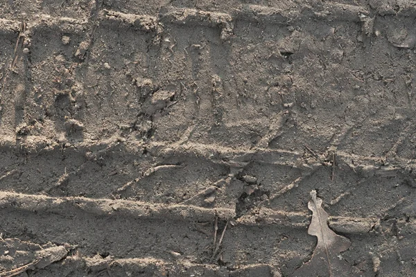 Следы Шин Текстуре Песка — стоковое фото