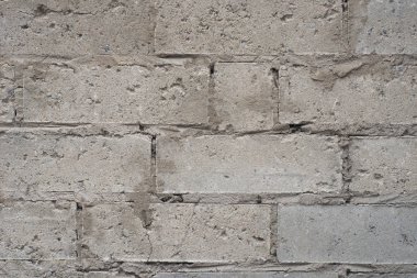 Eski kötü gri tuğla duvar doku